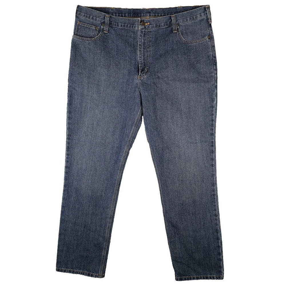 Carhartt Jeans Mens 42x32 Blue‎ Straight Traditional Fit Denim 101496-420